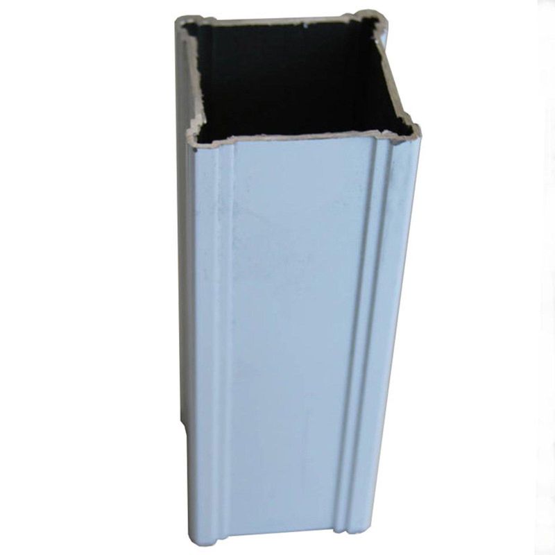 65mm x 2.4m Gloss White Aluminium Post