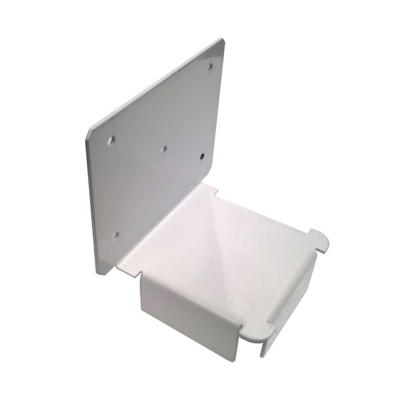 90mm White Post Beam Connector