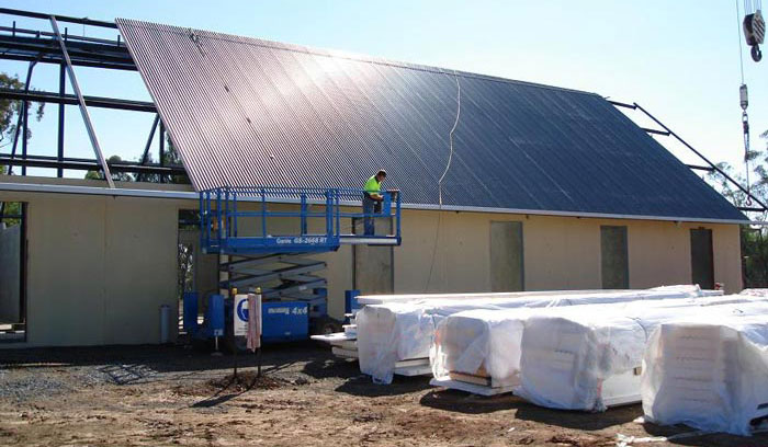 Installing Insulspan roofing panels