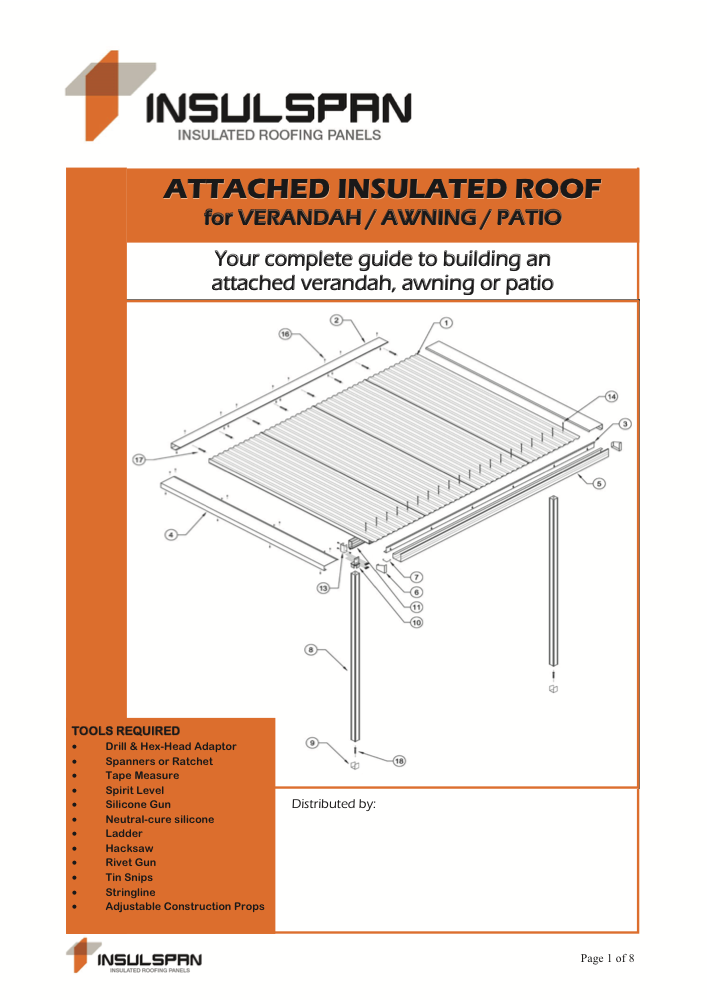 Insulated Patio Install Guide